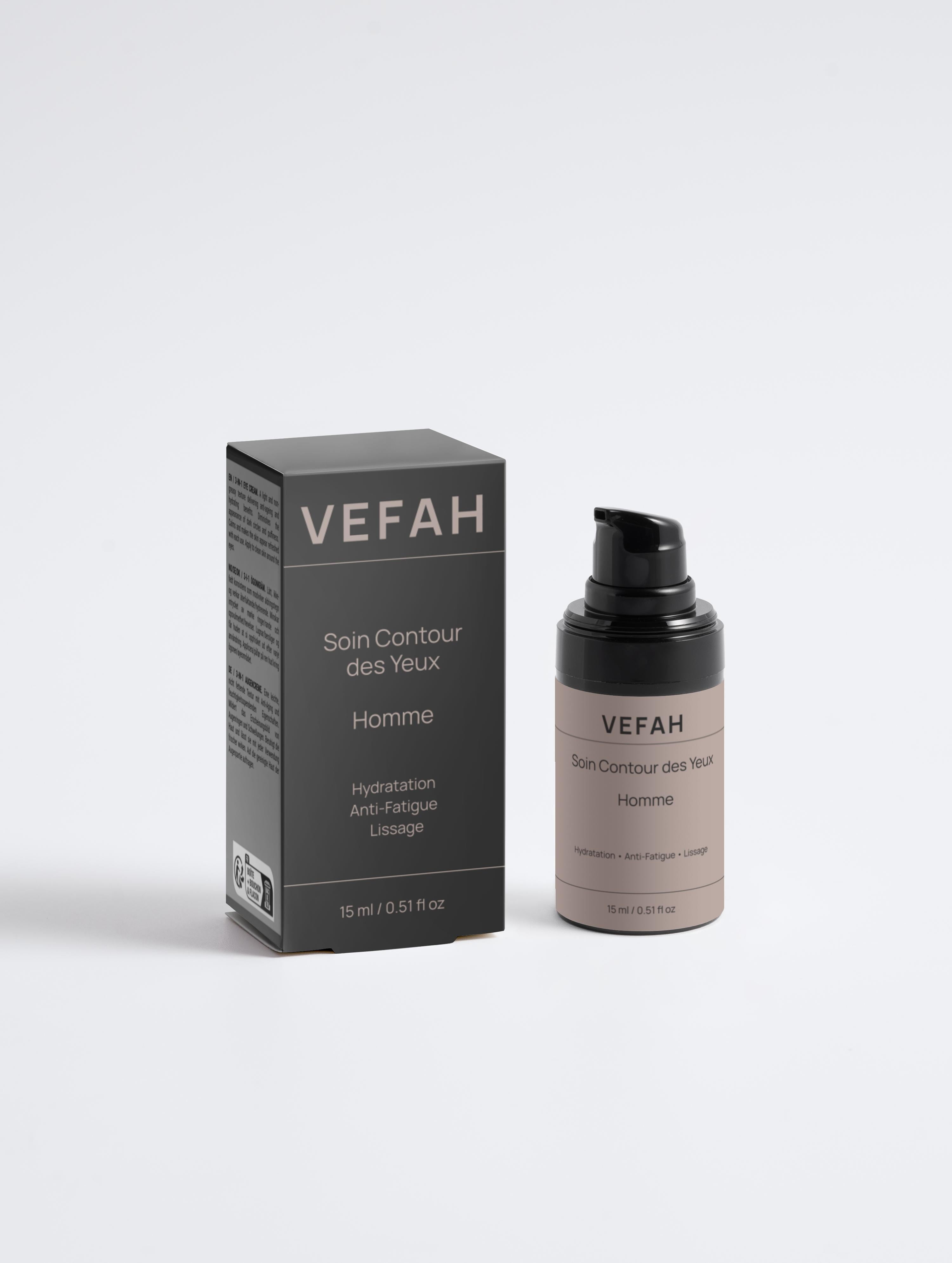 Soin Contour des Yeux – Homme | Hydratation, Anti-Fatigue & Lissage