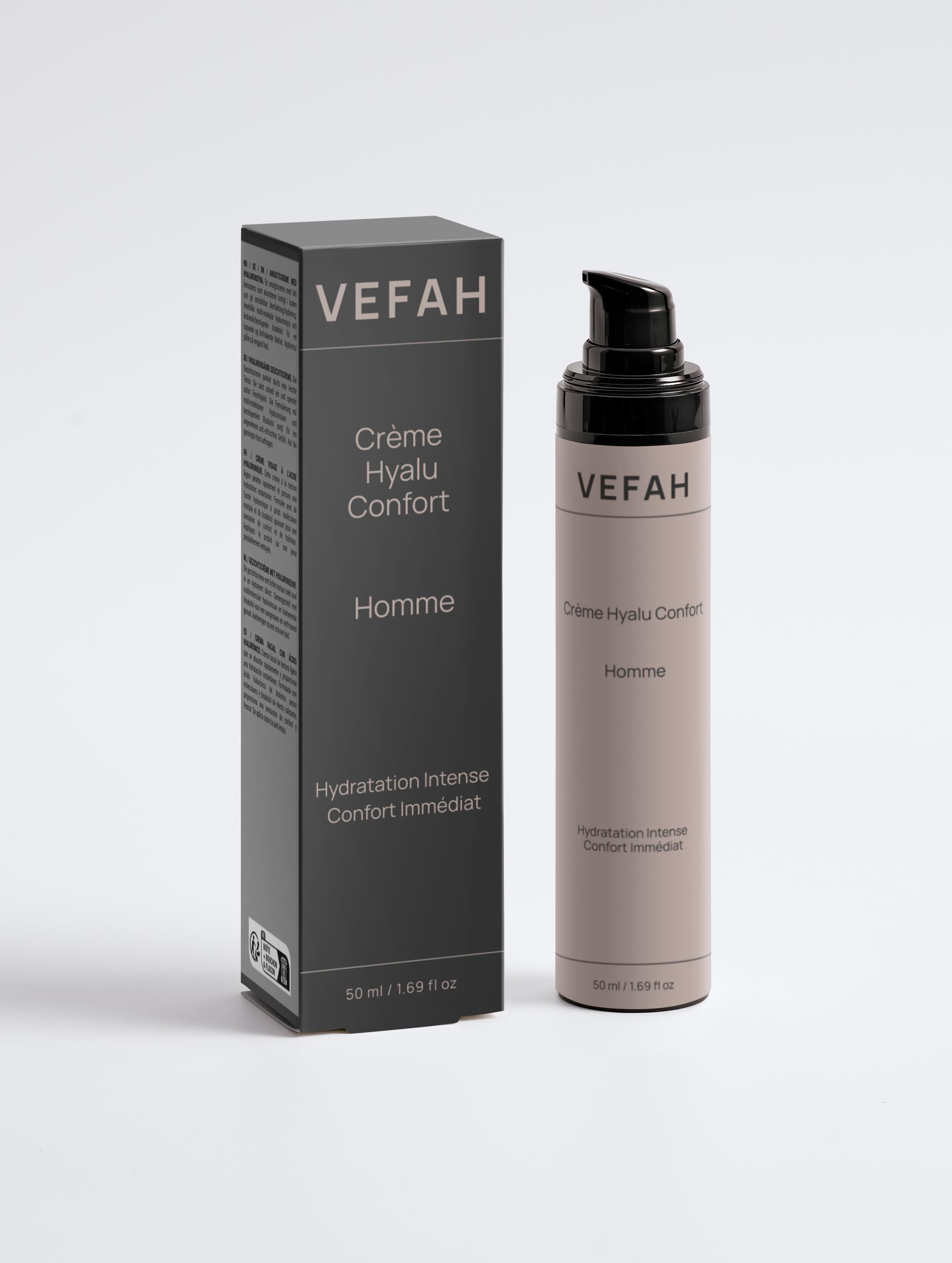 Crème Hyalu Confort – Homme | Hydratation Intense & Confort Immédiat