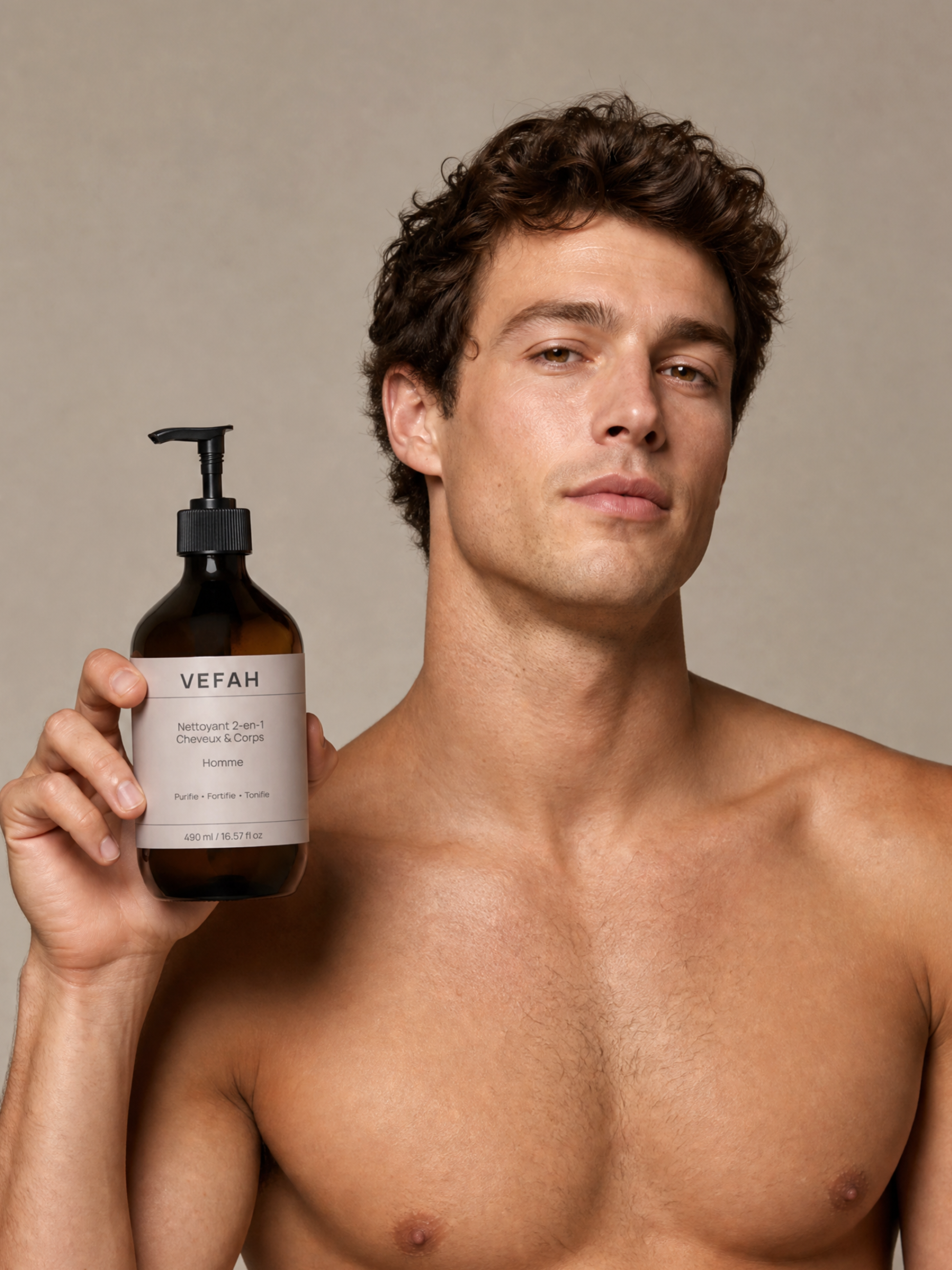 Nettoyant 2-en-1 Cheveux & Corps – Homme